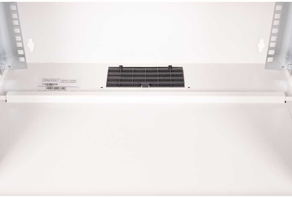 Spinta Digitus Rack Digitus DN-49208 SOHO perforuotos durys Pilka