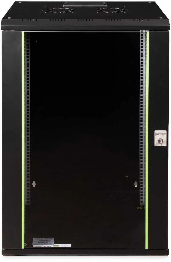 DIGITUS Wandgehuse Unique 20HE 998x600x450mm juodas (Speditionsversand)