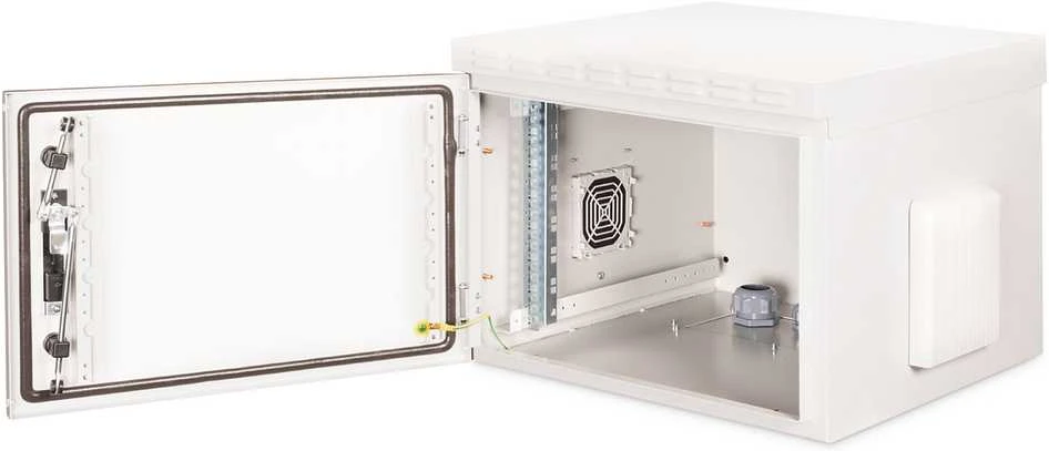 DIGITUS Wandgehuse Outdoor IP55 grau 7HE 600x600 mm
