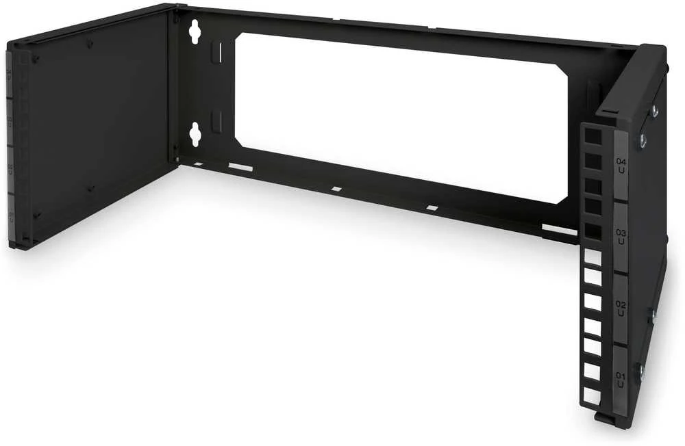 Digitus DN-19 PB-4U-SW lentyna Sieninis stovas Juoda