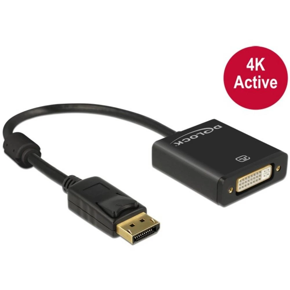 Delock DP į DVI adapteris su 4K Active žyma