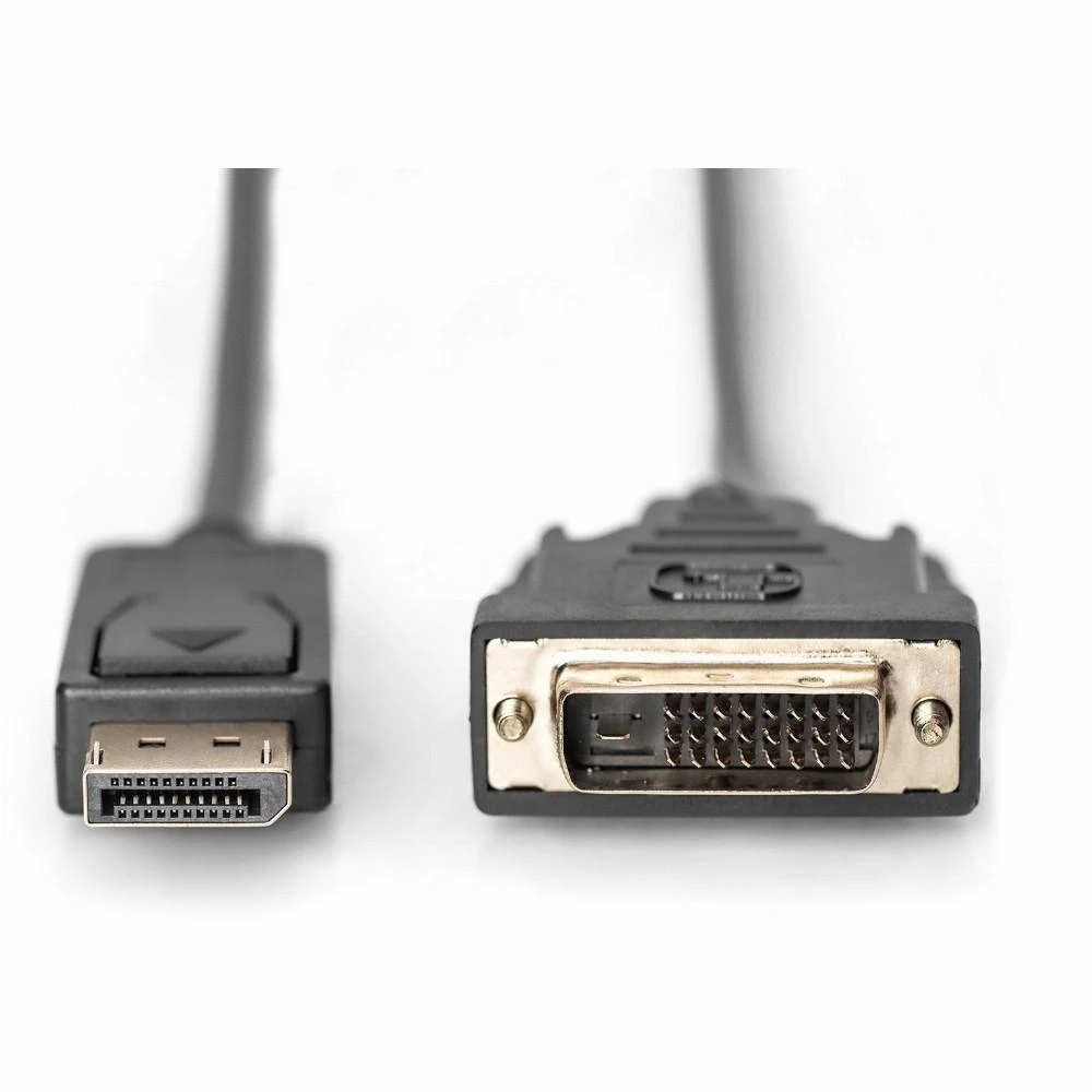 Assmann Electronic ASSMANN DisplayPort adapterio kabelis DP - DVI 24+1 M/M 2.0m su blokavimu DP 1.1a suderinamas