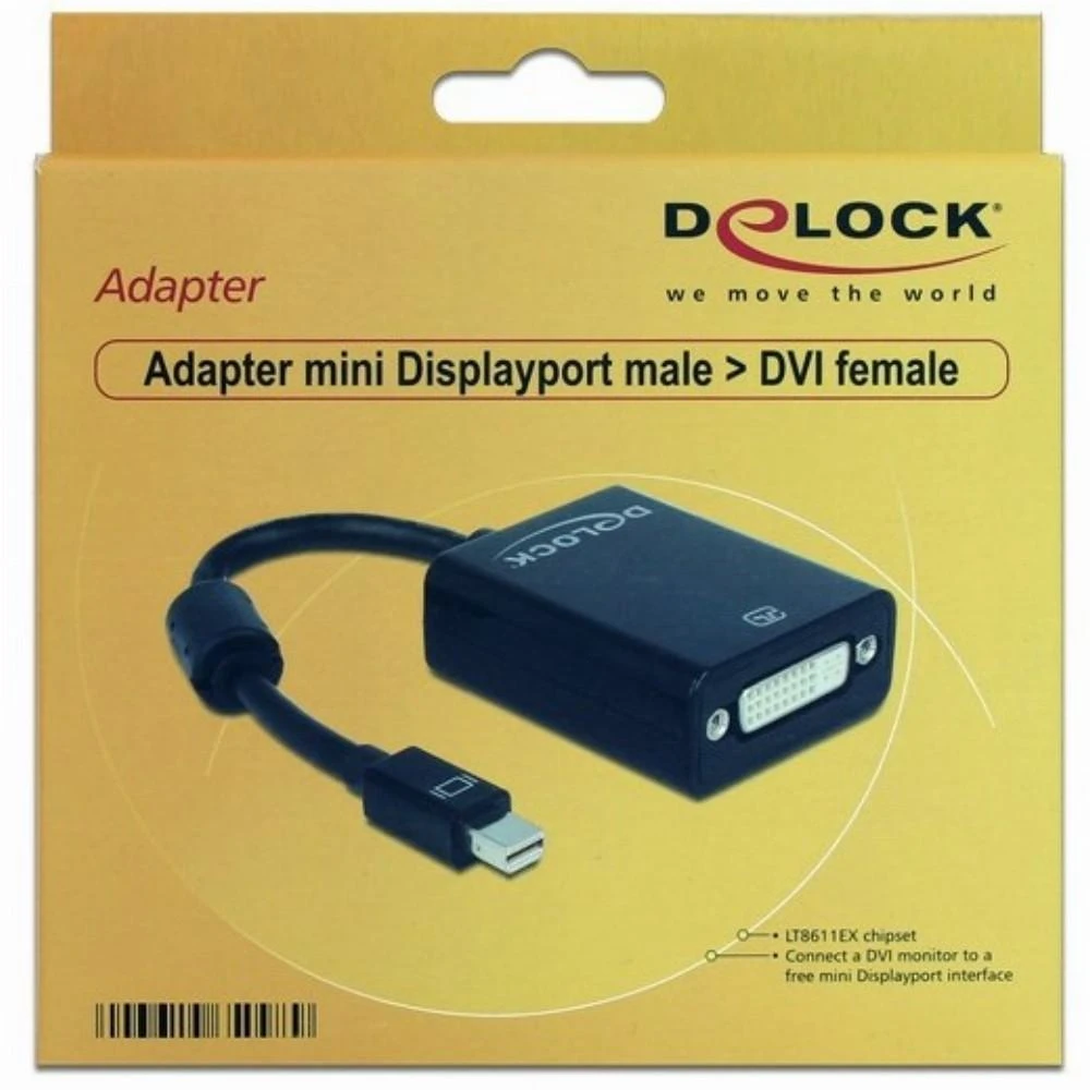 DELOCK adapteris miniDisplay Port-St > DVI24+5-Bu