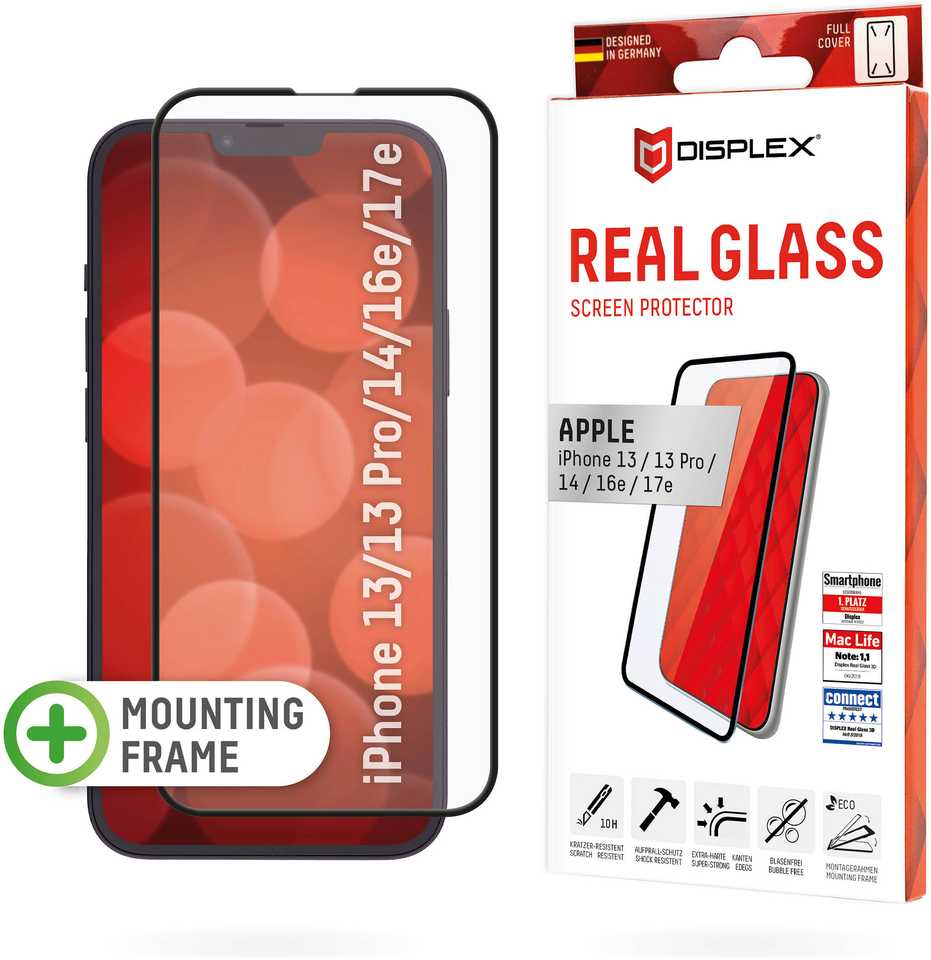 Apple iPhone 14 Real 3D Screen Glass By Displex Juodas