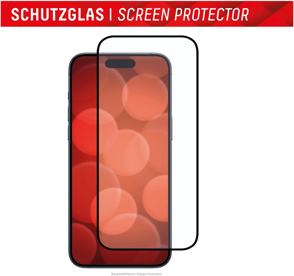 DISPLEX REAL GLASS FC IPHONE - 15/15 PRO