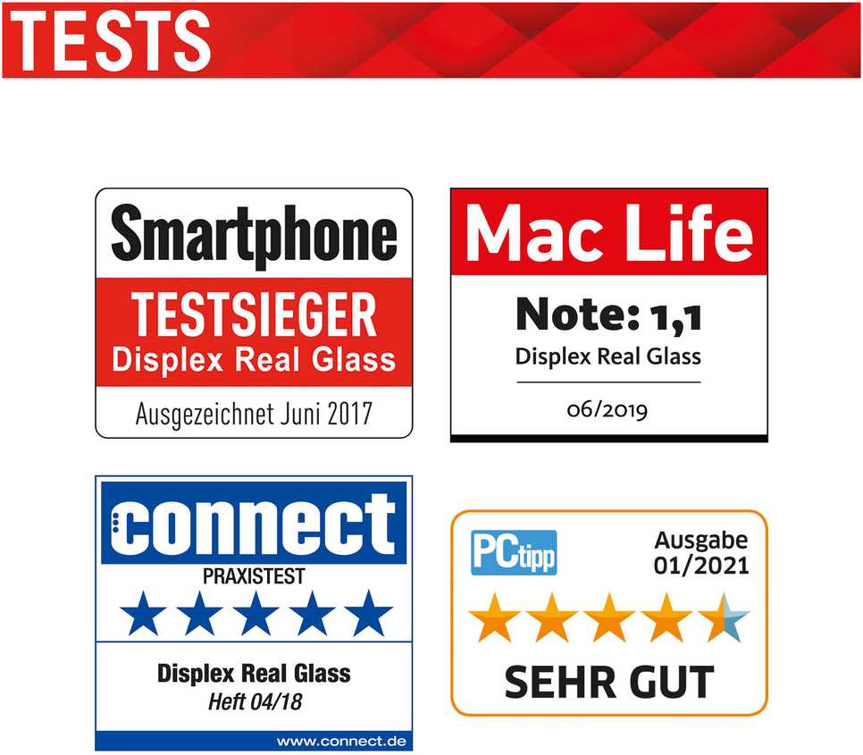 „Apple iPhone 14 Real 2D“ ekrano stiklas „Displex Transparent“.