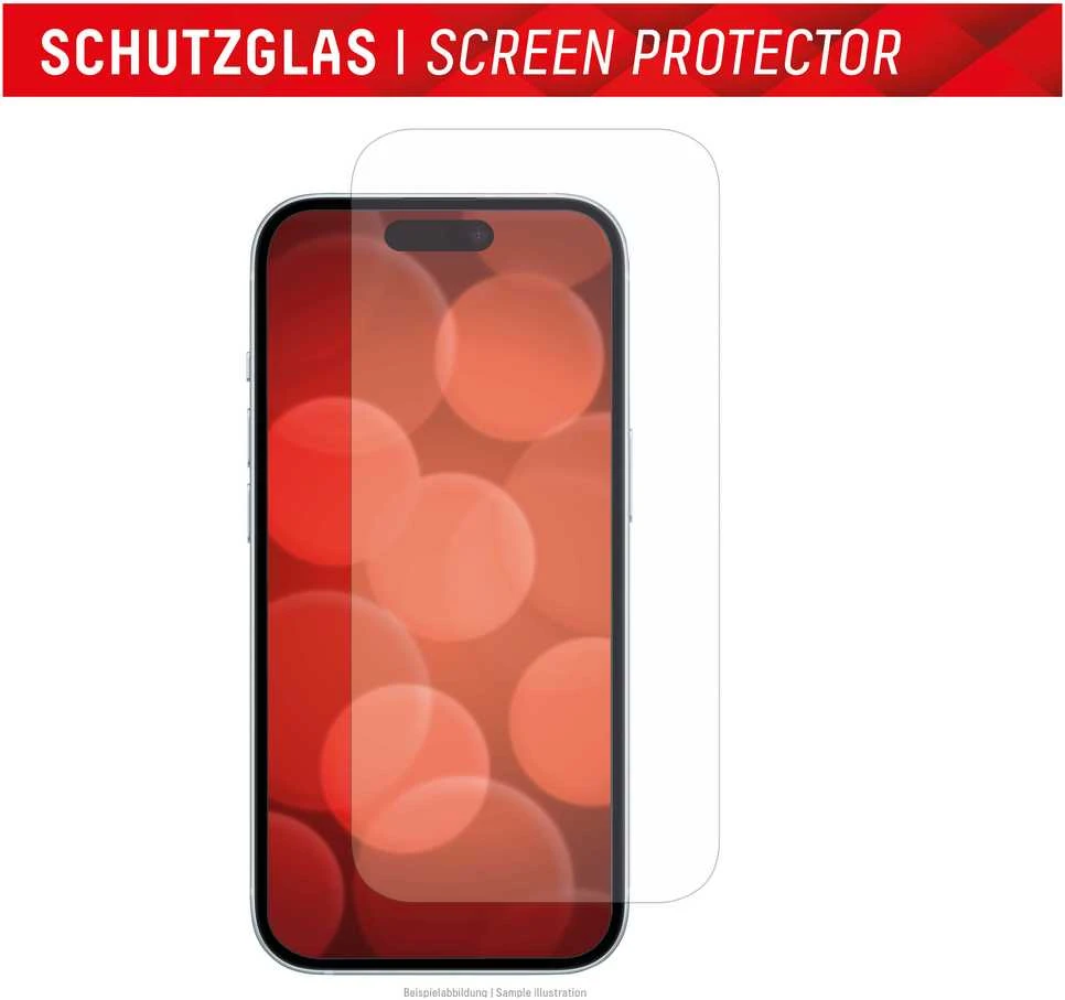 DISPLEX TIKRAS STIKLAS + DĖKLAS - IPHONE 15