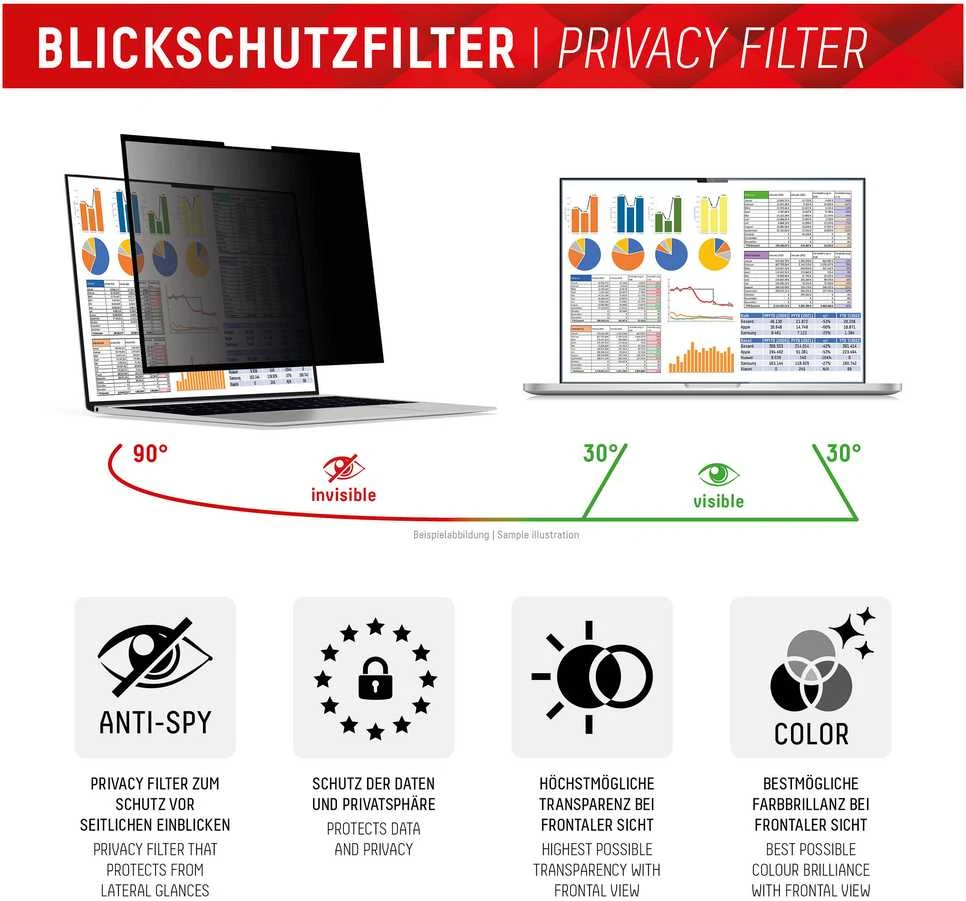DISPLEX Privacy Safe Uni (be rėmelių) 14\", 16:10