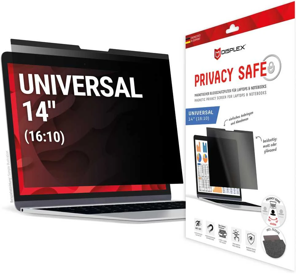 Filtras E.V.I. DISPLEX Privacy Safe Universal (Mag) 14", 16:10