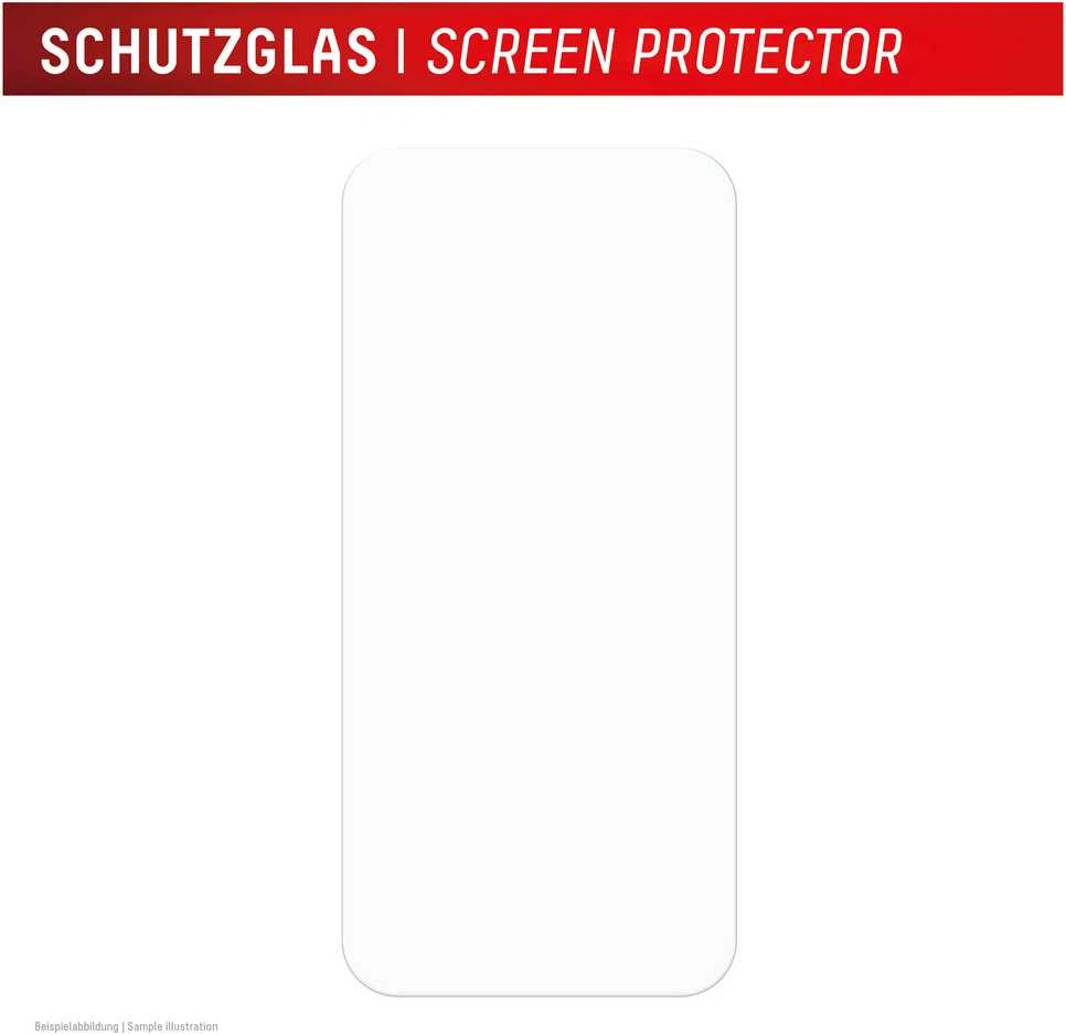 Apple iPhone 16 tikras ekrano stiklas + dėklas, pagamintas „Displex“, skaidrus