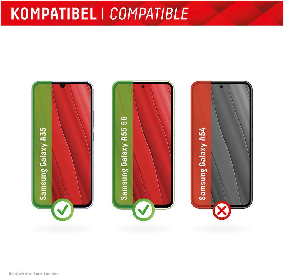 E.V.I. DISPLEX Real Glass FC Samsung Galaxy A35/A55 5G