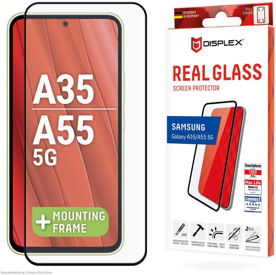E.V.I. DISPLEX Real Glass FC Samsung Galaxy A35/A55 5G