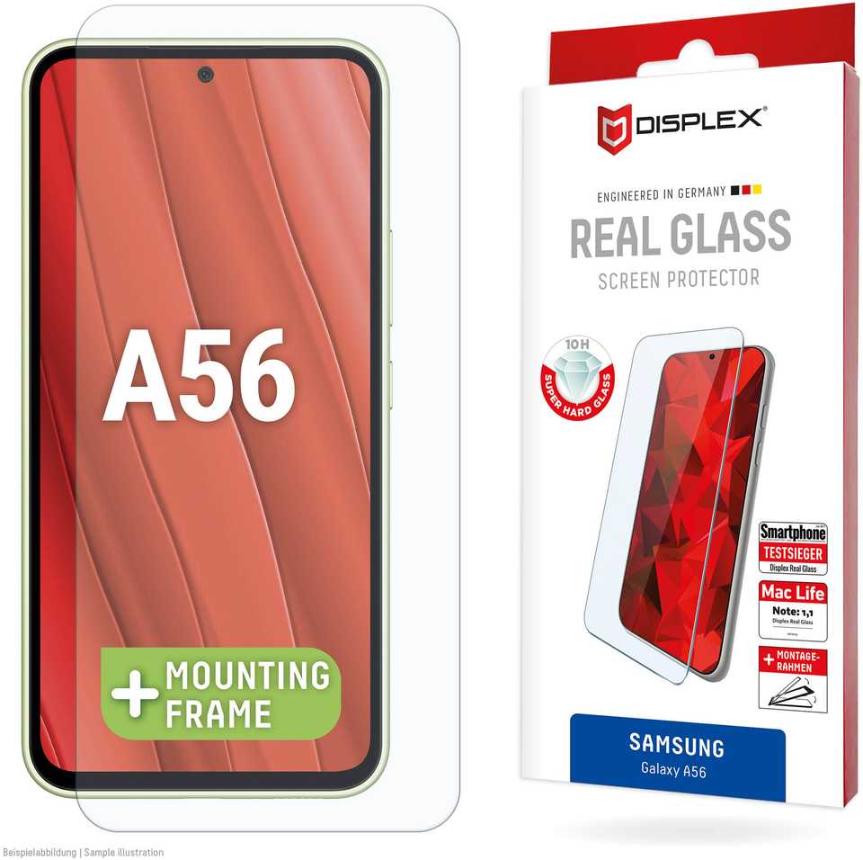 „Samsung Galaxy A56“ tikras ekrano stiklas, pagamintas iš „Displex Transparent“