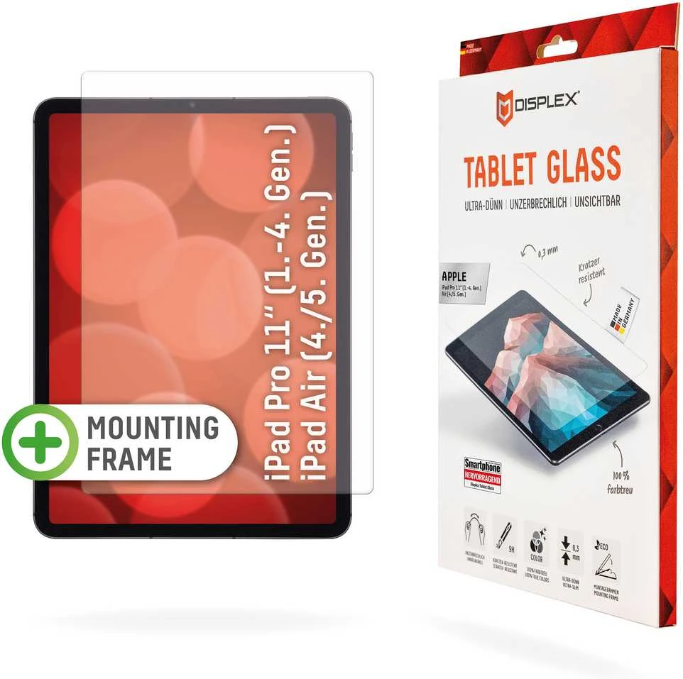 DISPLEX Planšetė Glass iPad Pro11\"(1/2/3/4)/Air(4/5)