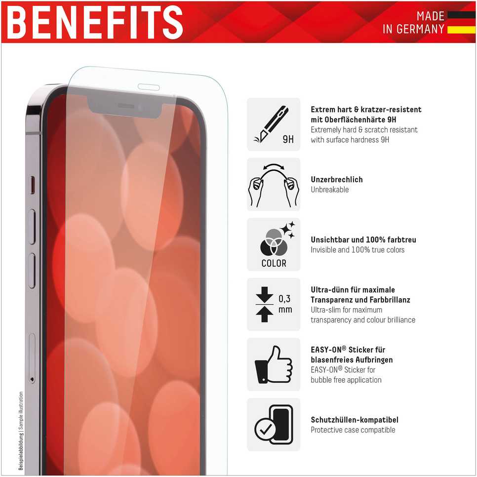 „Displex DISPLEX“ išmanusis stiklas „Apple iPhone 2022“ (6,1 colio)