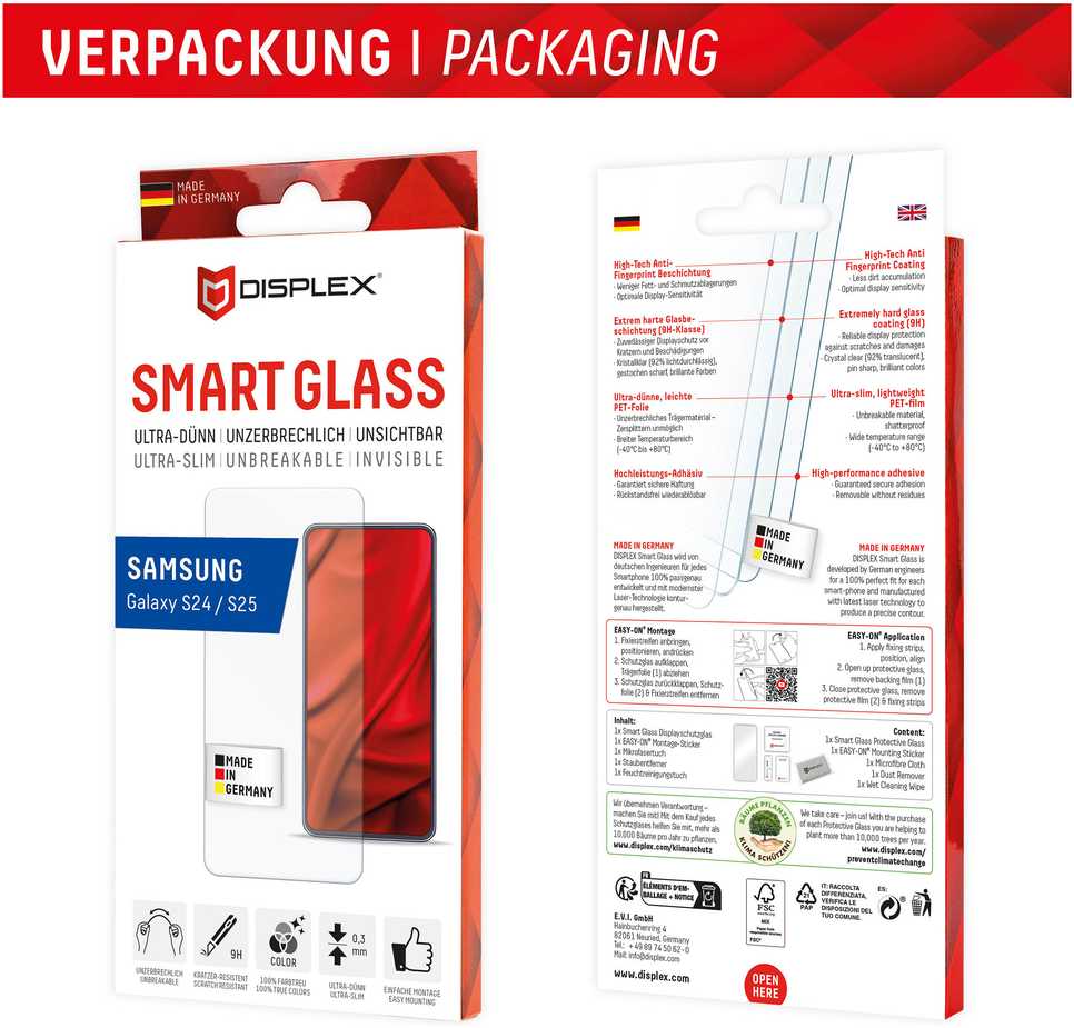 E.V.I. DISPLEX Smart Glass Samsung Galaxy S24