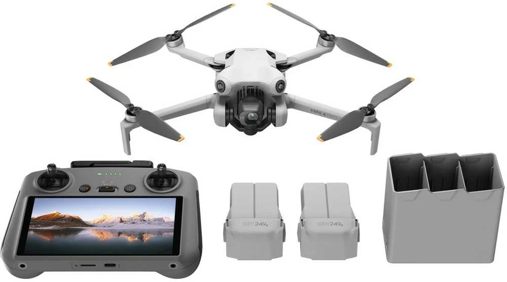 DJI Mini 4 Pro Fly More Combo (DJI RC 2) dronas