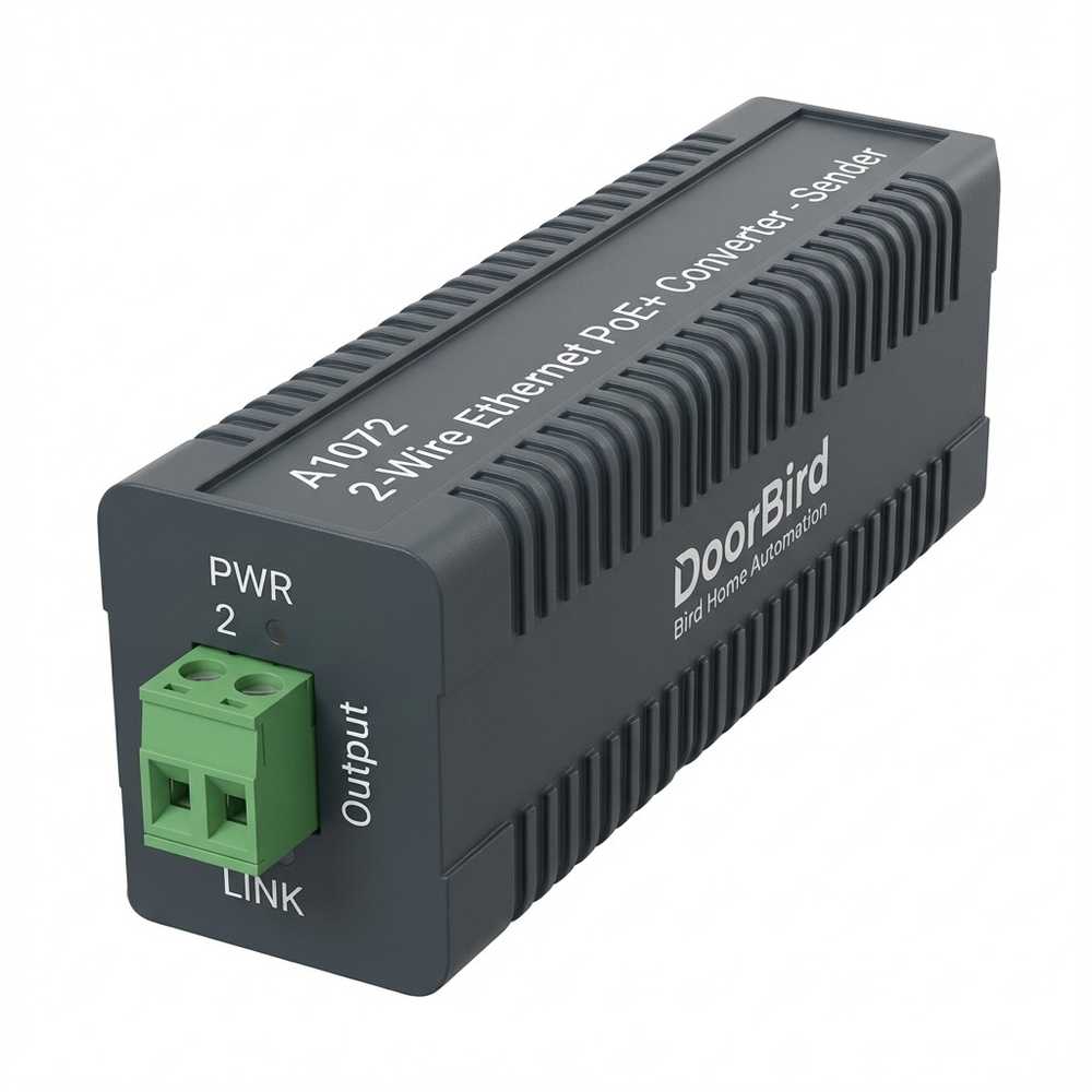 DoorBird DoorBird A1072 PoE Konverter 2-Draht Ethernet