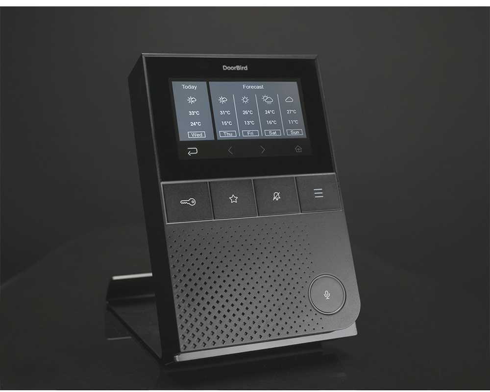 DoorBird DoorBird IP vaizdo įrašas Innenstation A1101 Juodas Edition