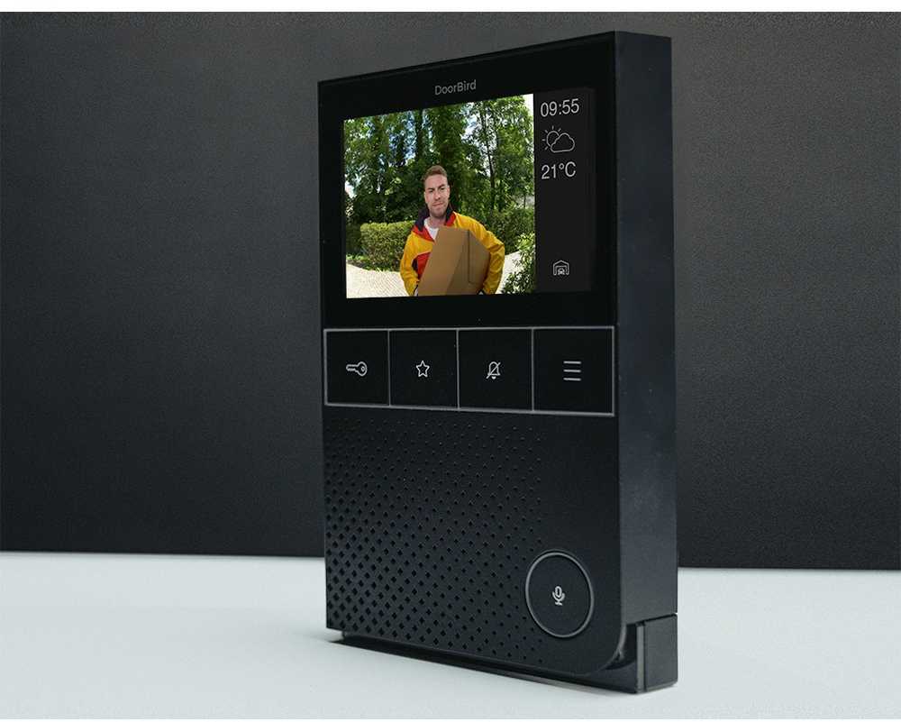 DoorBird DoorBird IP vaizdo įrašas Innenstation A1101 Juodas Edition