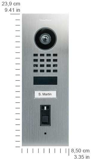 DoorBird IP vaizdo stebėjimo stotis D1101FV pirštų atspaudų skaitytuvas V2A