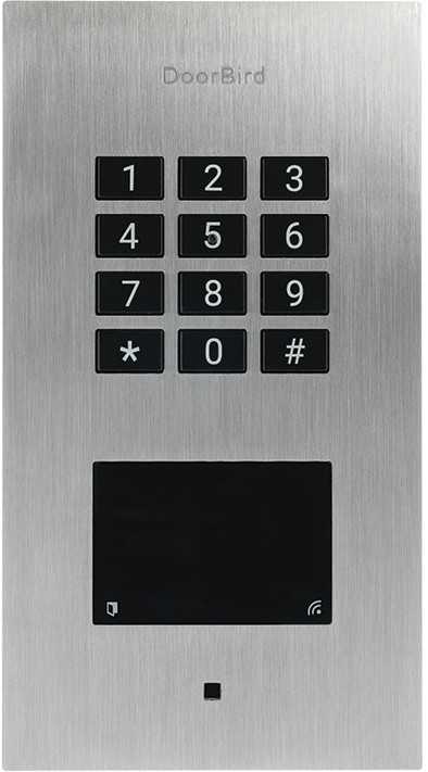 DoorBird DoorBird IP prieigos kontrolės sistema A1121, įleidžiama į žemę, nerūdijančio plieno. V2A