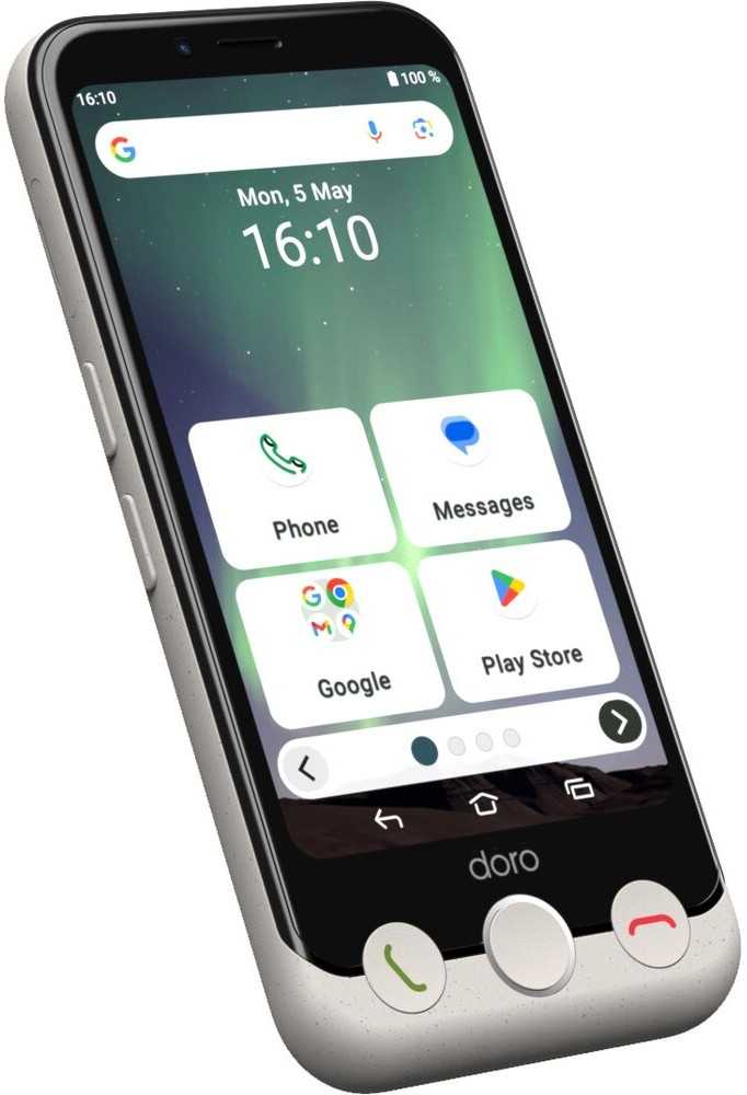 Išmanusis telefonas Doro Aurora A10 4/64GB Kreminė (380532)