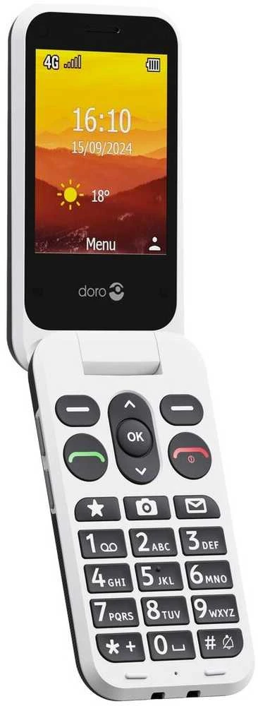 Išmanusis telefonas Doro Leva L20 Juodas Baltas