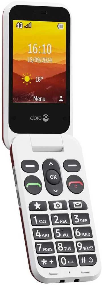 Išmanusis telefonas Doro Leva L20 Raudona Baltas