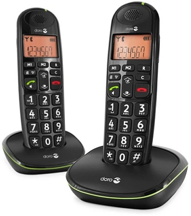 Doro Juodas fiksuotojo ryšio telefonas
