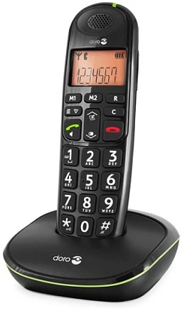 Doro Juodas fiksuotojo ryšio telefonas