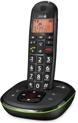 Doro Juodas fiksuotojo ryšio telefonas