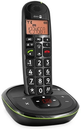 Doro Juodas fiksuotojo ryšio telefonas