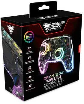 Carruzzo Dragonshock Orion Glow Juoda „Bluetooth“ Žaidimų pultelis Analoginis / skaitmeninis Nintendo Switch