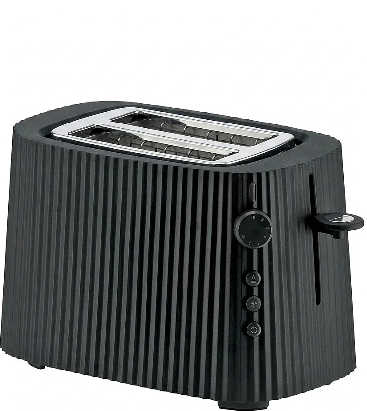 Skrudintuvas Toaster Alessi Plisse Juodas
