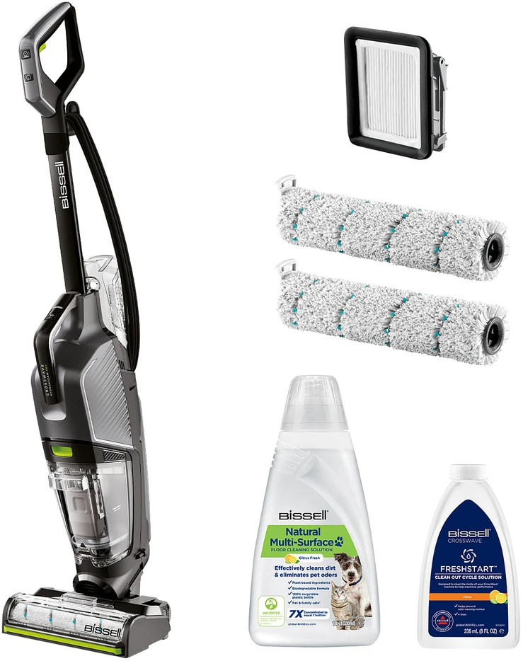 Plaunantis siurblys - šluota Bissell Crosswave HydroSteam Pet Pro, su garų funkcija, 1100 W