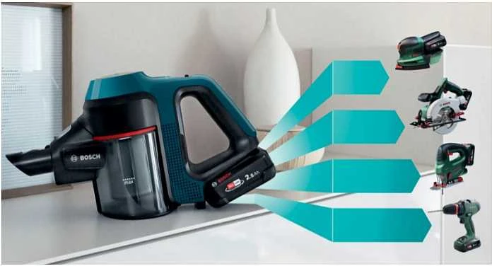 Bosch BSS71125AH Įkraunamasis dulkių siurblys, Unlimited 7, Mėlyna