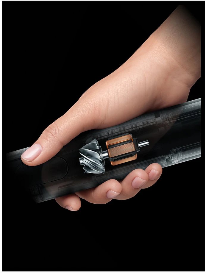 Kompaktiškiausias dulkių siurblys Dyson PencilVac Fluffycones