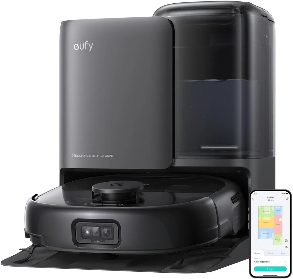 Dulkių siurblys-robotas Eufy Omni E25, Juodas