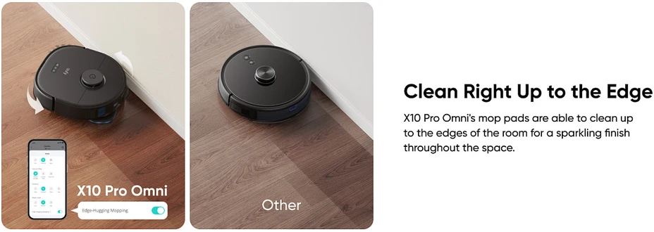 Eufy RoboVac X10 Pro Omni dulkių siurblys - robotas, Juodos spalvos