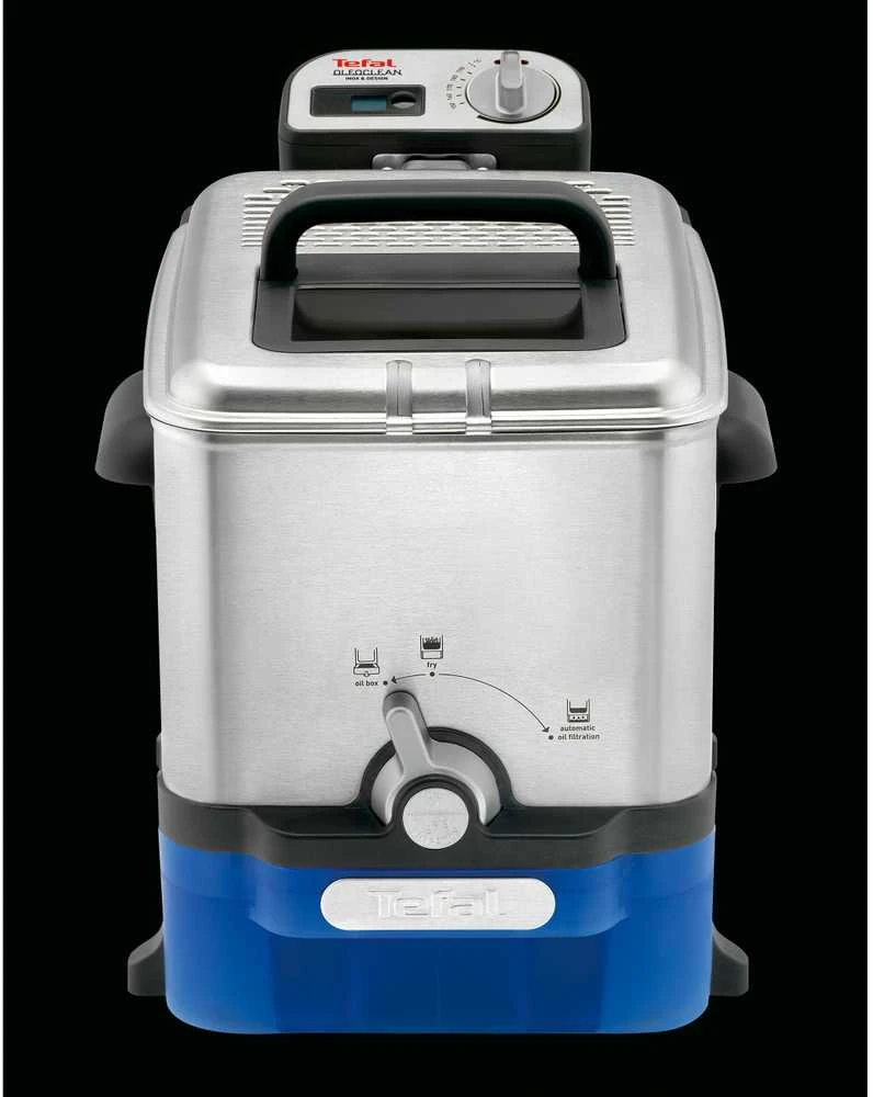 Gruzdintuvė Keptuvė Tefal Oleoclean Pro FR8040 (3,5 l, 1,2kg, 2300 W, plieno spalvos)