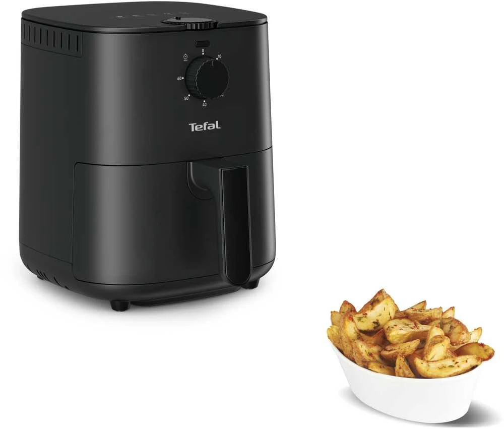 Gruzdintuvė TEFAL | Keptuvė | Essential EY130815 | Galia 1400 W | Talpa 3,5 L | Juodas