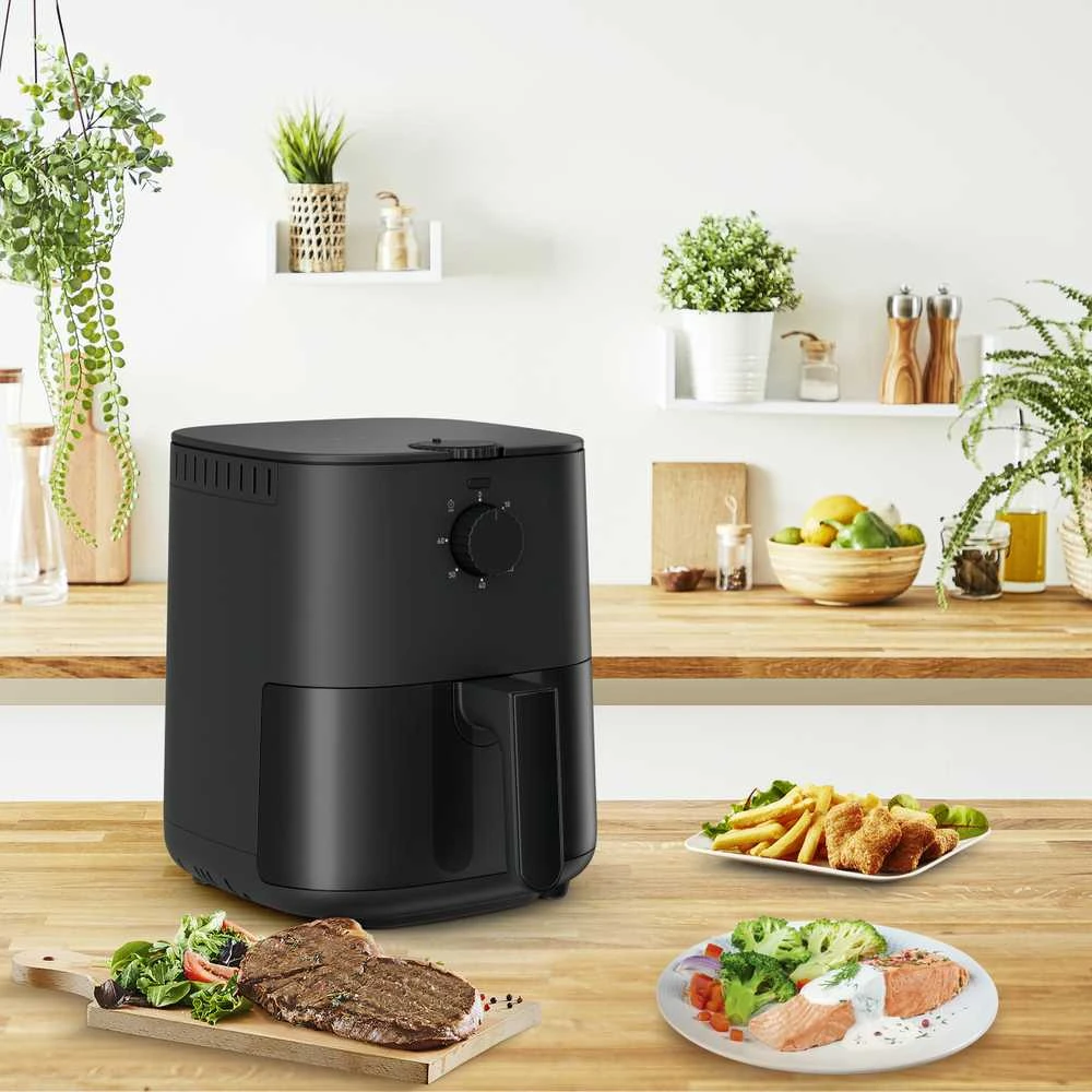 Gruzdintuvė TEFAL | Keptuvė | Essential EY130815 | Galia 1400 W | Talpa 3,5 L | Juodas