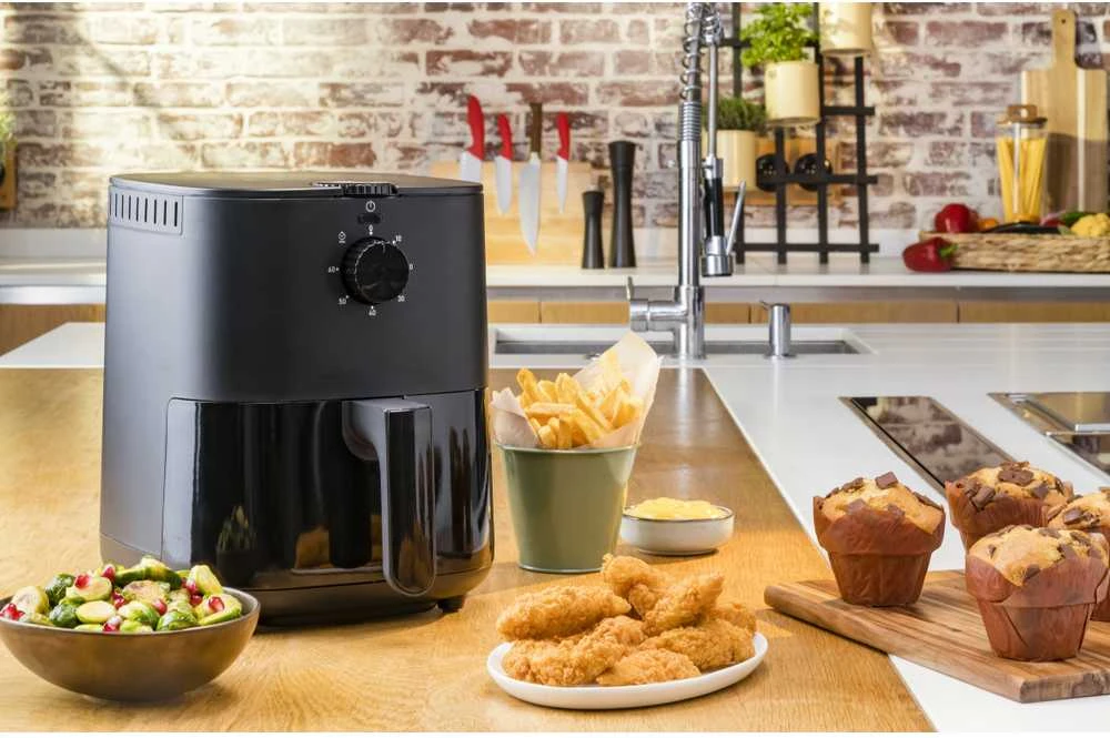 Gruzdintuvė TEFAL | Keptuvė | Essential EY130815 | Galia 1400 W | Talpa 3,5 L | Juodas