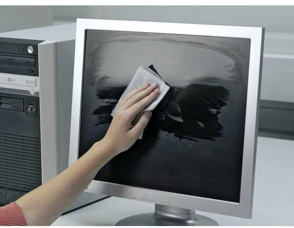 Valiklis Servetėlės kompiuterio ekranui valyti DURABLE Screenclean, 100 vnt., šlapios