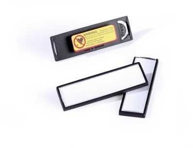 Durable DURABLE Tablica su nazwiskiem Clip-Card Magnes 17x67mm 25 vnt. juoda