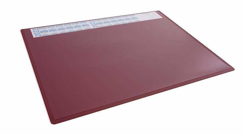 Durable DURABLE Schreibunterlage PP mit Jahreskaleder 650x500cm raudona