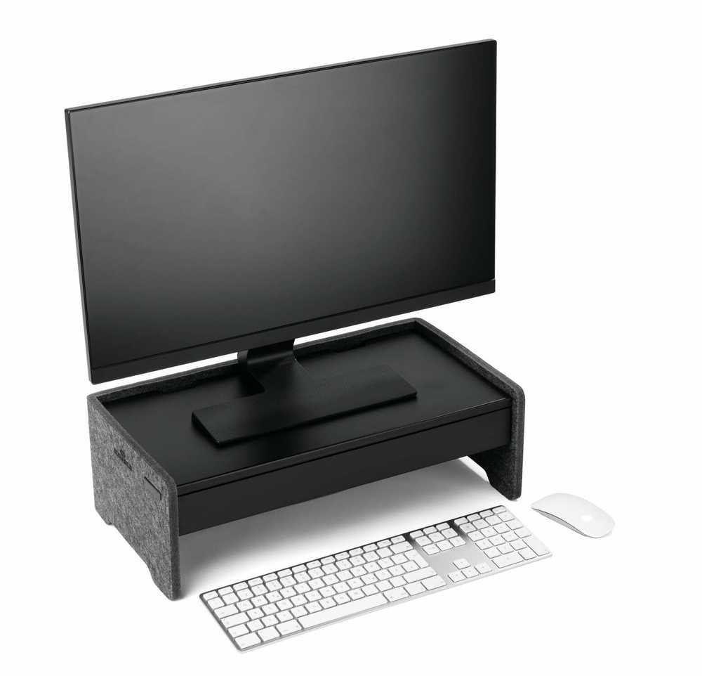 Laikiklis Durable DURABLE Schublade für Monitorius Ständer EFFECT juodas