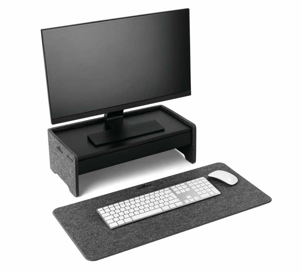 Laikiklis Durable DURABLE Schublade für Monitorius Ständer EFFECT juodas