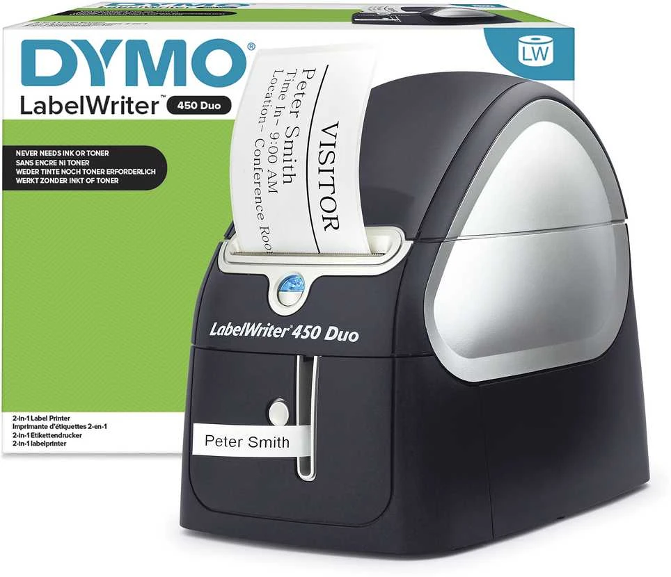 DYMO LabelWriter 450 DUO etikečių spausdintuvas Perkėlimas terminiu būdu 600 x 300 DPI D1